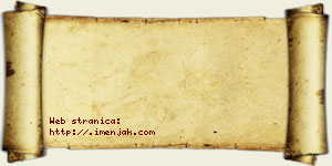 Jovan Dimitrijević vizit kartica